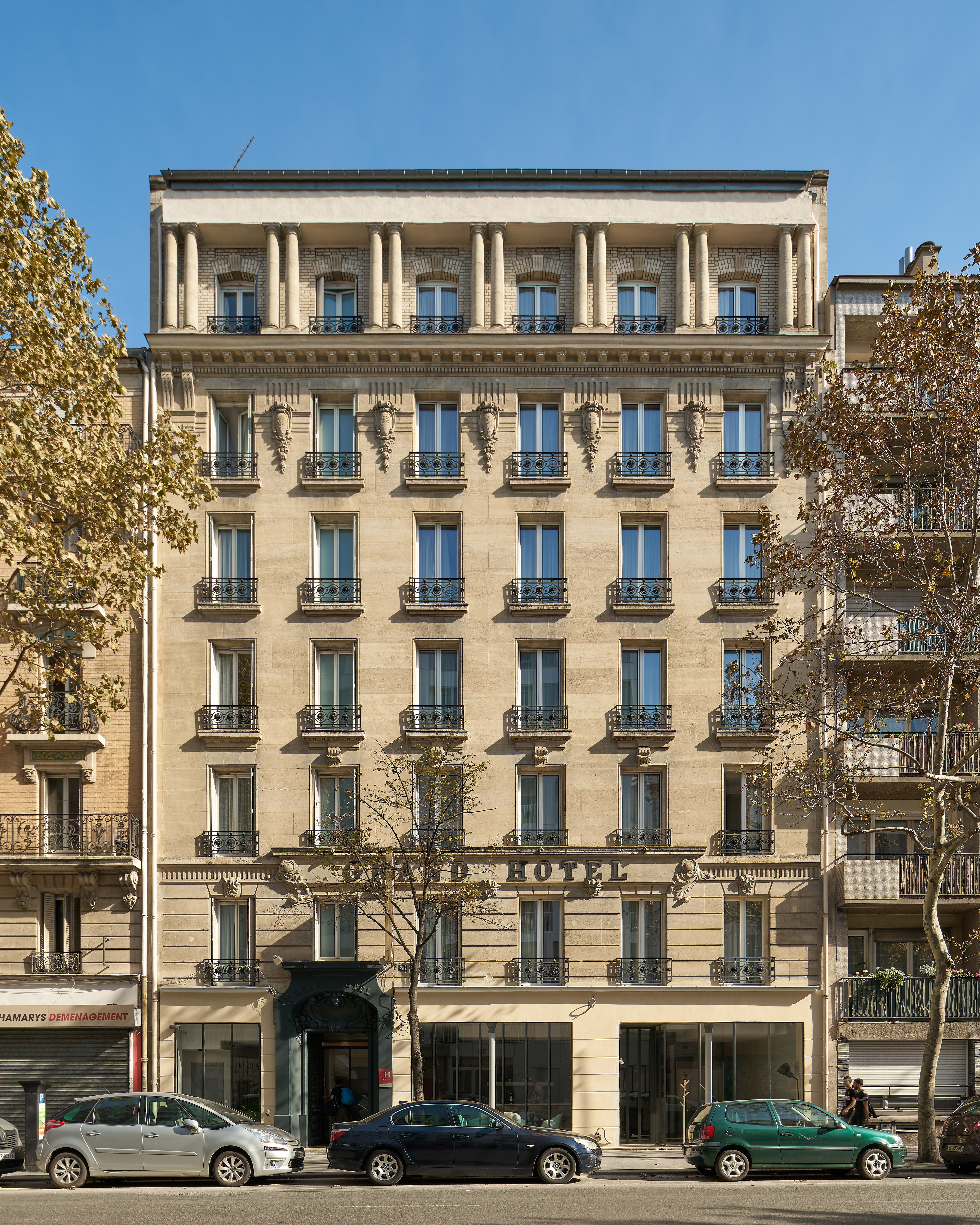 Façade du Grand Hôtel Clichy